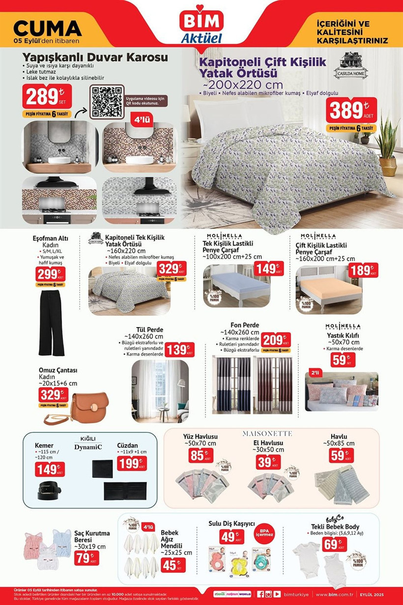 BİM 2-5 EYLÜL 2025 AKTÜEL KATALOĞU: BİM'e buhar kazanlı ütü geliyor! - Resim: 10