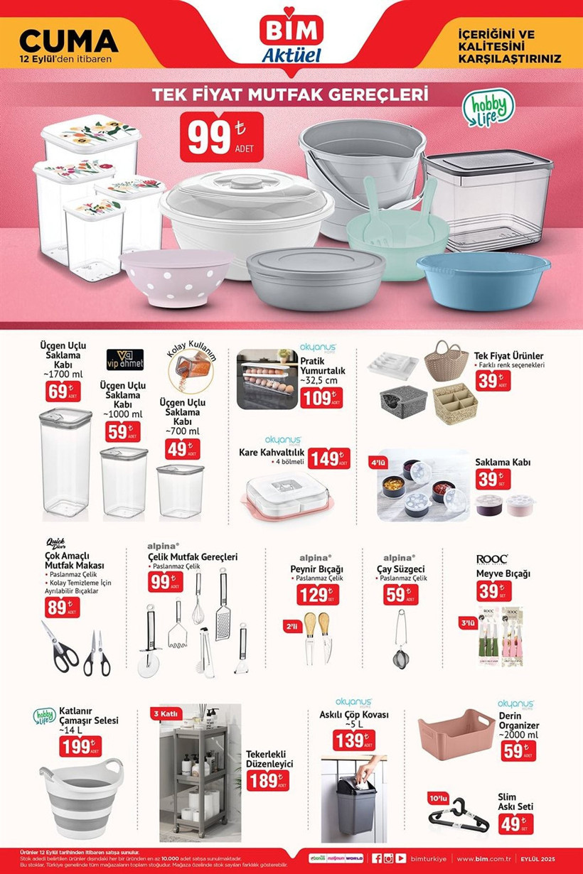 BİM 9-12 EYLÜL 2025 AKTÜEL KATALOĞU: BİM'e cep telefonu geliyor! - Resim: 9