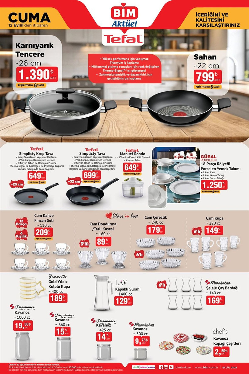BİM 9-12 EYLÜL 2025 AKTÜEL KATALOĞU: BİM'e cep telefonu geliyor! - Resim: 10