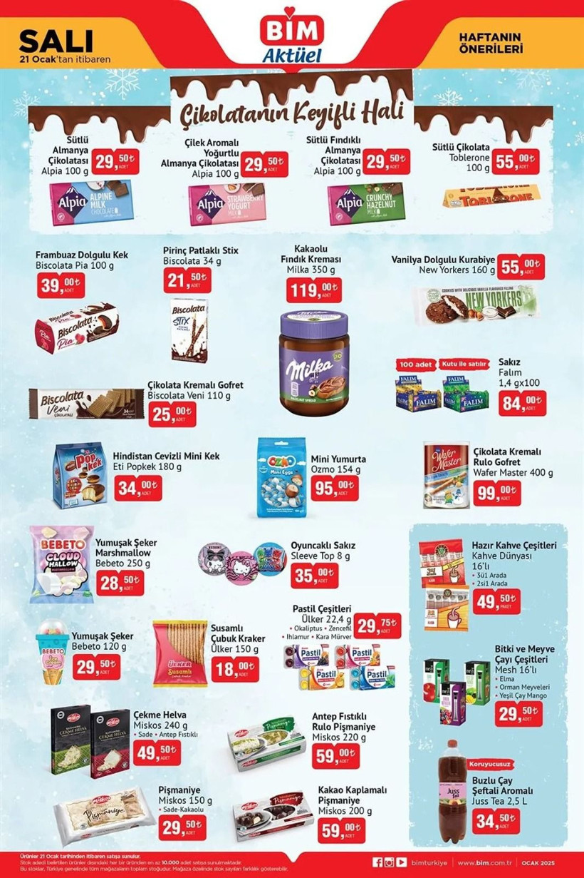 BİM AKTÜEL KATALOĞU YAYINDA! 21 Ocak 2025 Tarihinde BİM'de hangi ürünler indirime girdi? - Resim: 2