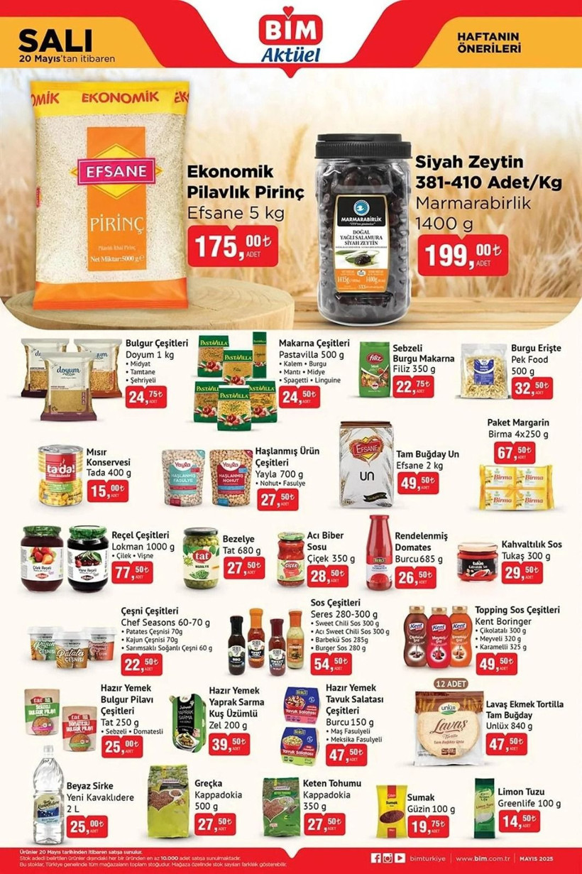 BİM 20 MAYIS 2025 AKTÜEL KATALOĞU: BİM'de hangi ürünler indirimli? - Resim: 3