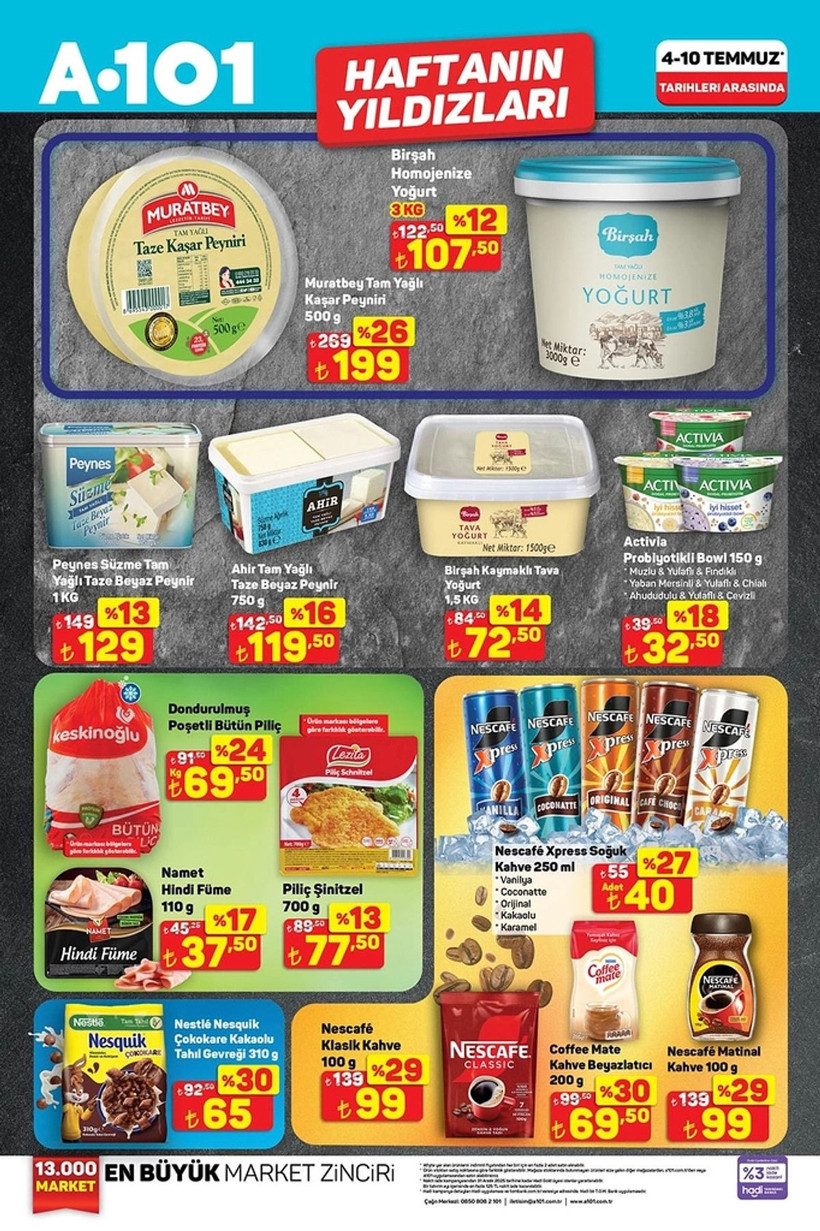 A101 4-10 TEMMUZ 2025 ALDIN ALDIN KATALOĞU: A101'de hangi ürünler indirimli? - Resim: 2