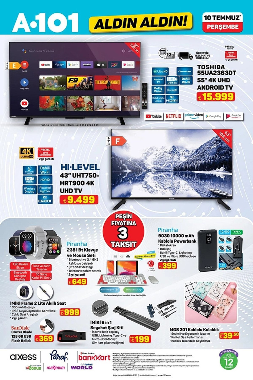 A101 10 TEMMUZ 2025 ALDIN ALDIN KATALOĞU: A101'de çekme karavan geliyor! - Resim: 3