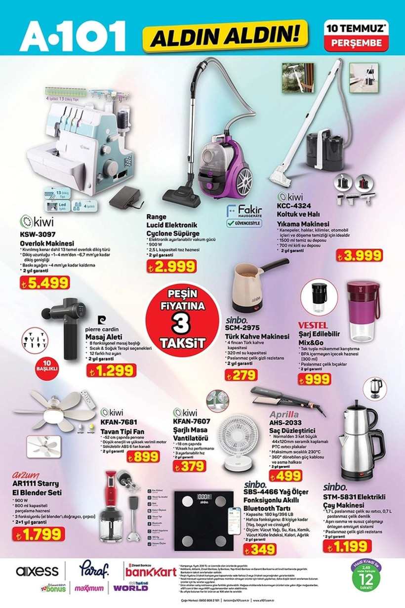 A101 10 TEMMUZ 2025 ALDIN ALDIN KATALOĞU: A101'de çekme karavan geliyor! - Resim: 4