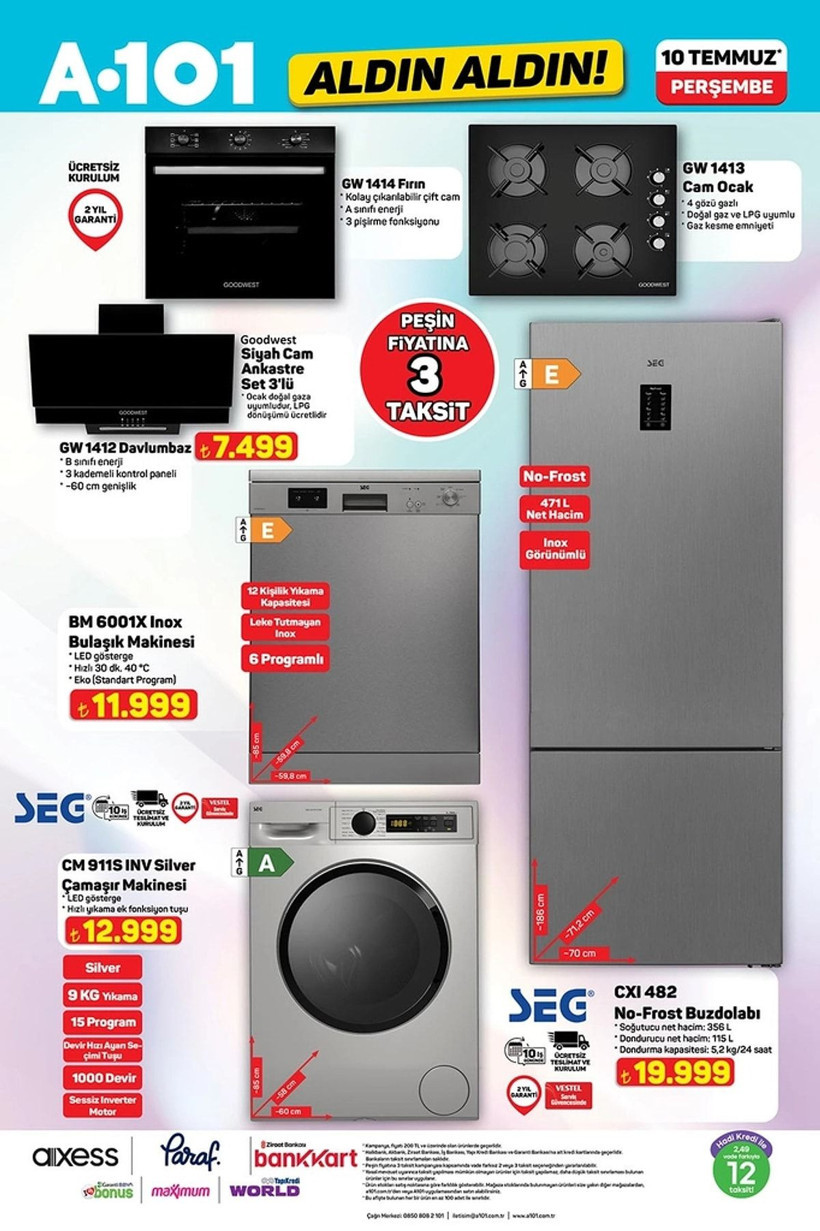 A101 KATALOĞU: Bugün (11 Temmuz 2025) A101 Aldın Aldın kampanyasında hangi ürünler var? İşte indirimli ürün listesi - Resim: 2