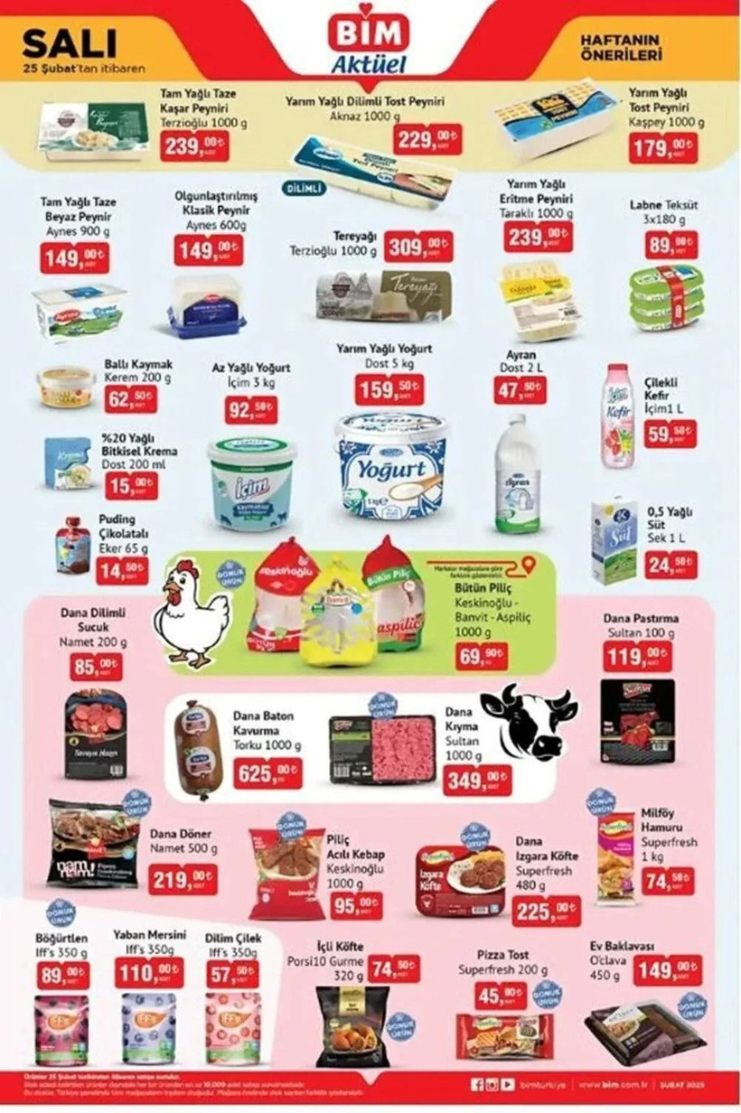 BİM 25 ŞUBAT 2025 AKTÜEL KATALOĞU: BİM'de Gıda Ürünlerinde İndirim Var! - Resim: 2
