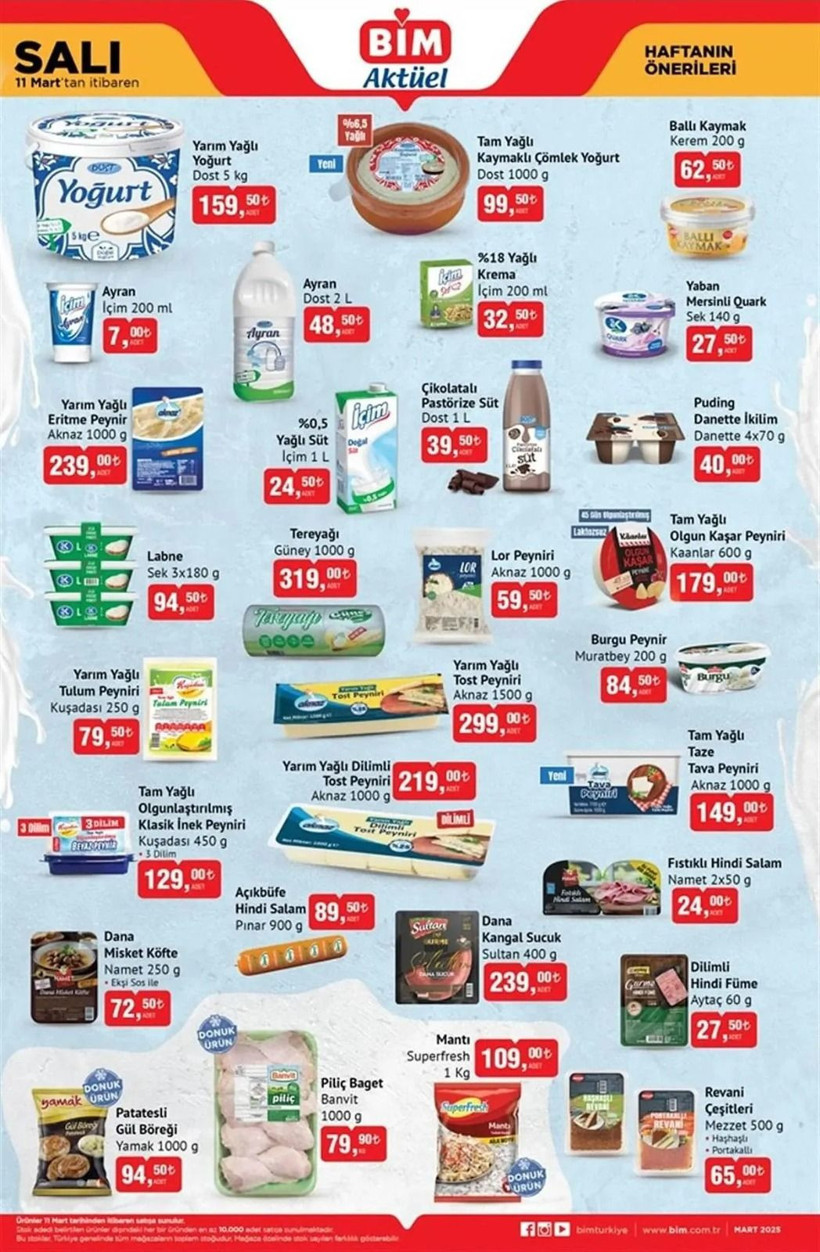 BİM 11 MART 2025 AKTÜEL KATALOĞU YAYIMLANDI: BİM'de hangi ürünler indirime girdi? - Resim: 1