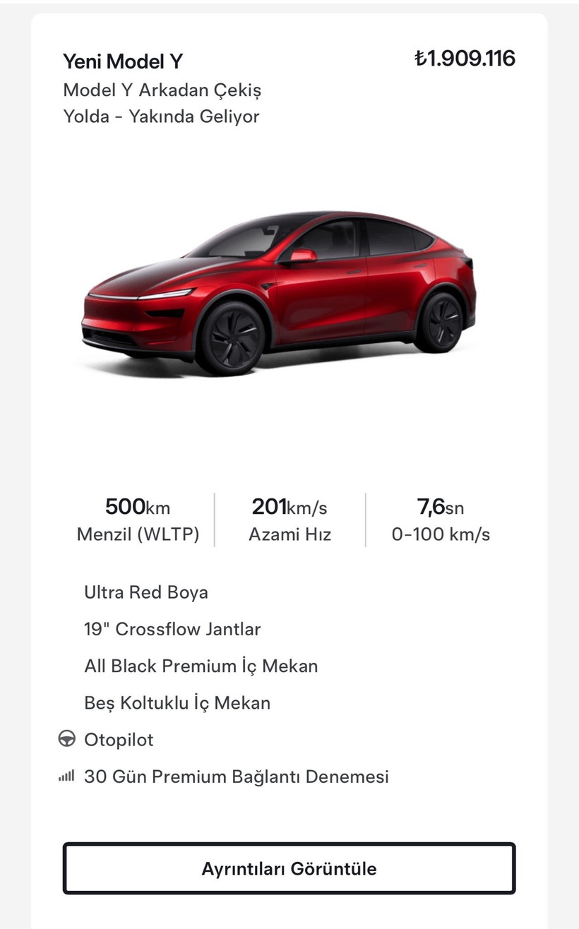 Tesla Model Y'nin en ucuz aracı dakikalar içinde tükenmişti: Türkiye temsilcisinden yeni açıklama! - Resim : 2