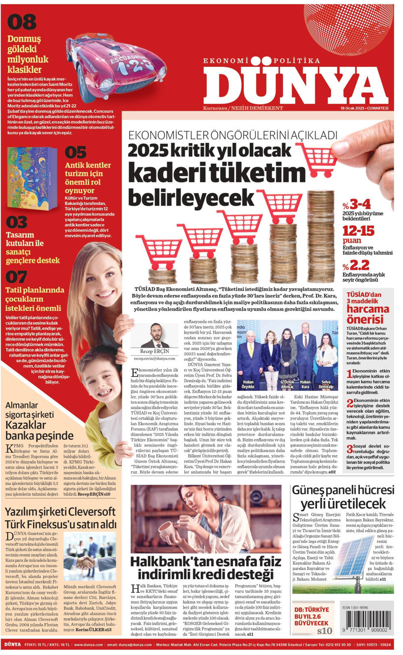 Ekonomistler TÜSİAD seminerinde: Siyasete baskı artarken 2025 kritik yıl olacak - Resim : 1