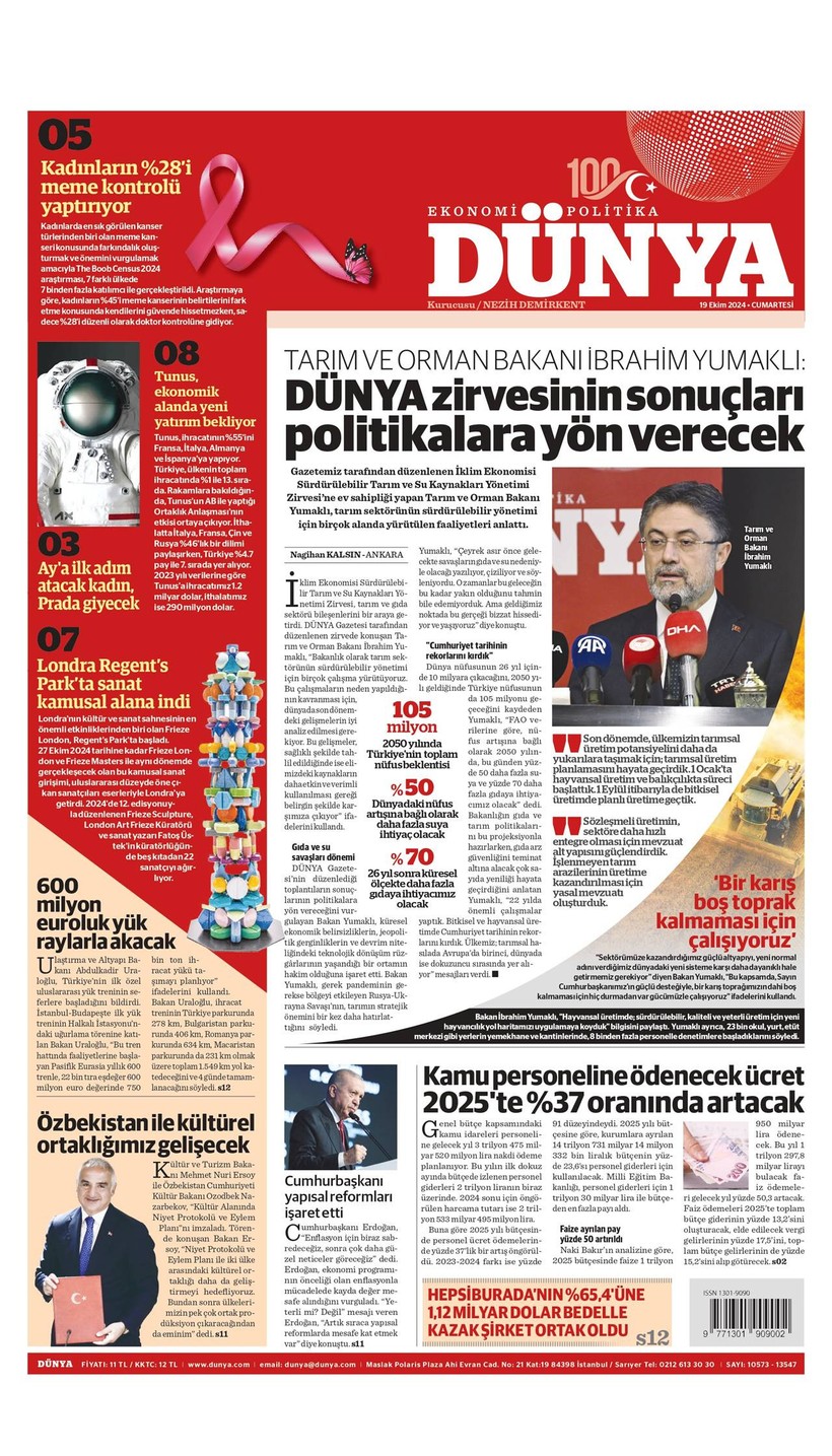 Tarım ve Orman Bakanı İbrahim Yumaklı: DÜNYA zirvesinin sonuçları politikalara yön verecek - Resim : 4