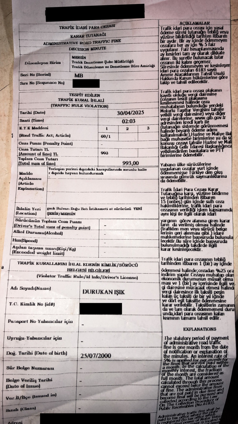 Mersin’de ilginç olay: Atıyla markete giden gence alkollü araç kullanmaktan ceza - Resim : 3