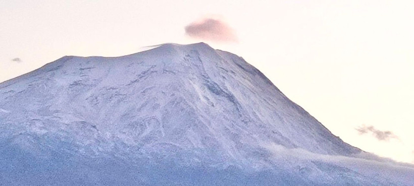 Ağrı Dağı eylülde beyaza büründü! Masalsı görüntü hayran bıraktı - Resim: 2