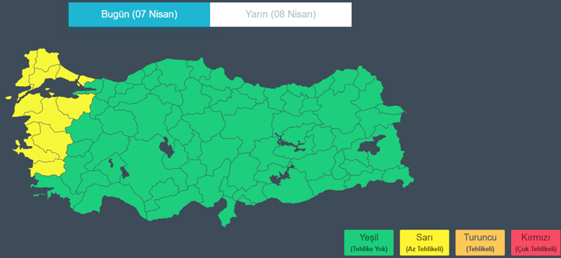 Meteoroloji'den 10 il için sarı kodlu uyarı! Soğuk hava ülkeyi sardı: İstanbul’da kar yağacak mı? - Resim : 2