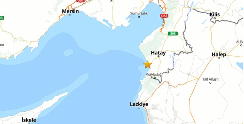 Son dakika: Hatay'da korkutan deprem - Resim : 1