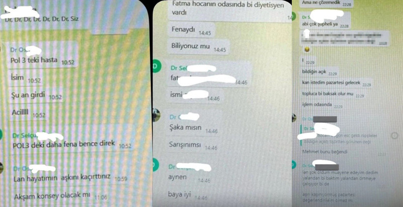 Hastalar hakkındaki yazışmaları ortaya çıktı! Soruşturma başlatıldı: İki doktor için gözaltı kararı - Resim : 1