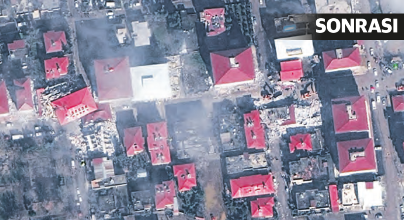 Depremlerin yarattığı büyük yıkım uydu görüntülerine yansıdı: Gaziantep yerle bir... - Resim: 5
