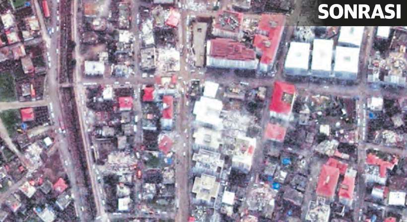 Depremlerin yarattığı büyük yıkım uydu görüntülerine yansıdı: Gaziantep yerle bir... - Resim: 7