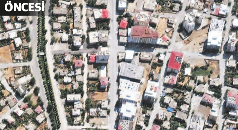 Depremlerin yarattığı büyük yıkım uydu görüntülerine yansıdı: Gaziantep yerle bir... - Resim: 6