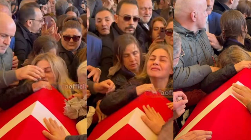 Volkan Konak'a son veda... Eşinin feryatları yürek dağladı - Resim : 1