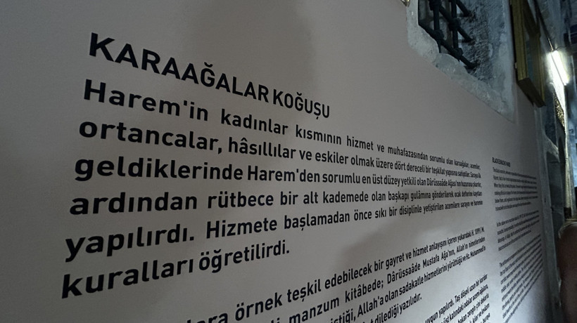 Topkapı'daki Karaağalar Koğuşu'nun kapıları aralandı! Osmanlı’nın “gölge kahramanları”nın yaşam alanı ziyarete açılıyor - Resim : 1