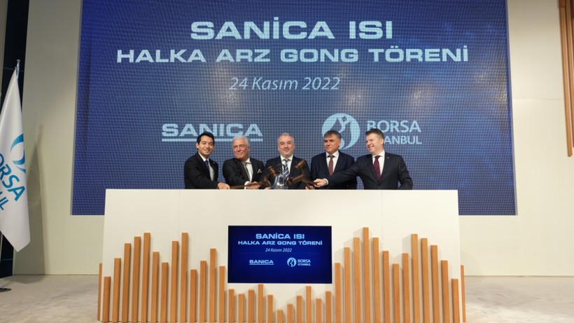 Sanica Isı, Borsa İstanbul’da işlem görmeye başladı