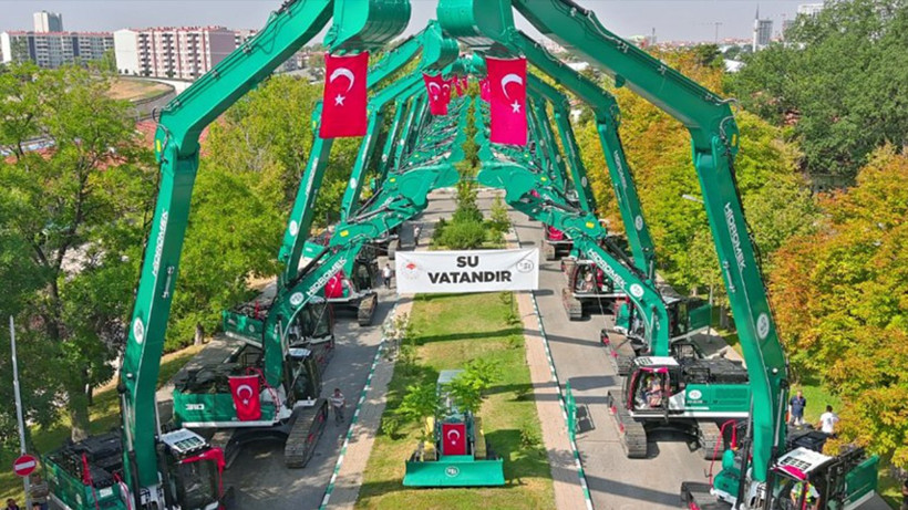 DSİ'ye makine parkı yatırımı! 160 yeni araç eklendi