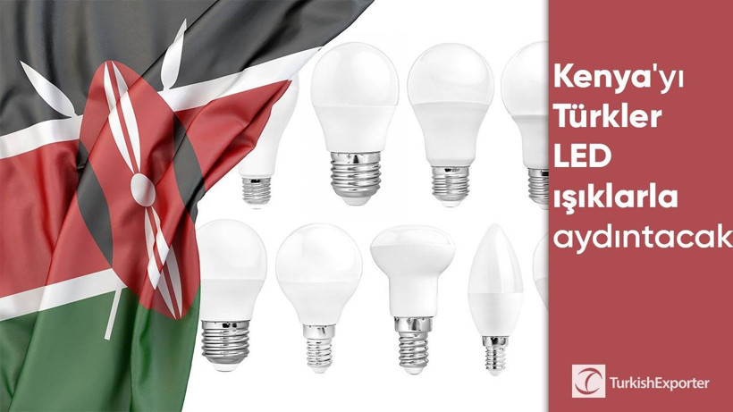 Kenya'yı Türkler LED ışıklarla aydınlatacak...