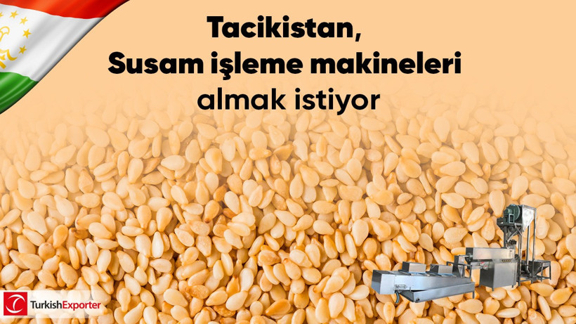 Tacikistan, susam işleme makineleri almak istiyor