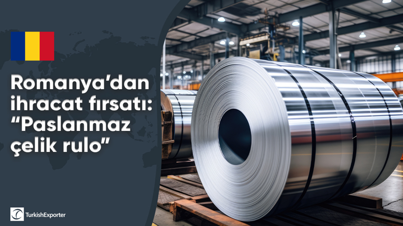 Romanya’dan ihracat fırsatı: “Paslanmaz çelik rulo”