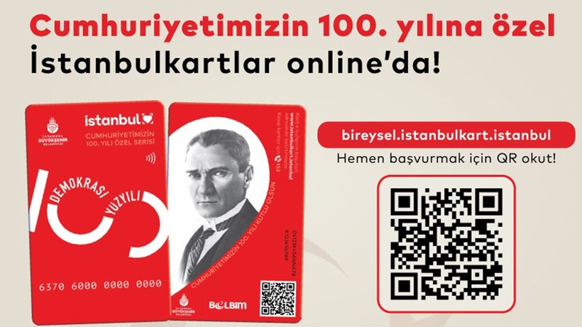 100. yıla özel İstanbulkart
