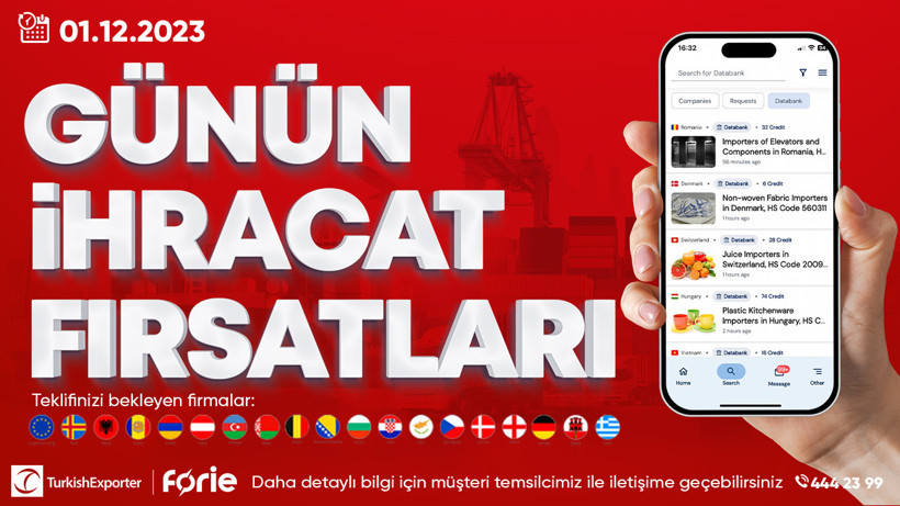 Forie’de ihracat kapısı aralandı! Günün fırsatlarını şimdi yakalayın