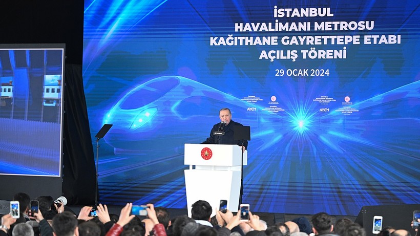 Gayrettepe-Kağıthane Metro Hattı açıldı