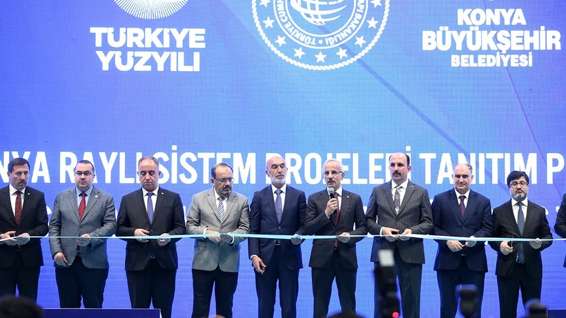 Konya 55,6 km yeni raylı sisteme kavuşacak
