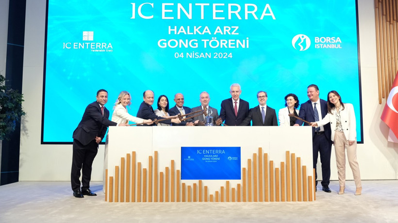 Borsa İstanbul'da gong IC Enterra Yenilenebilir Enerji için çaldı