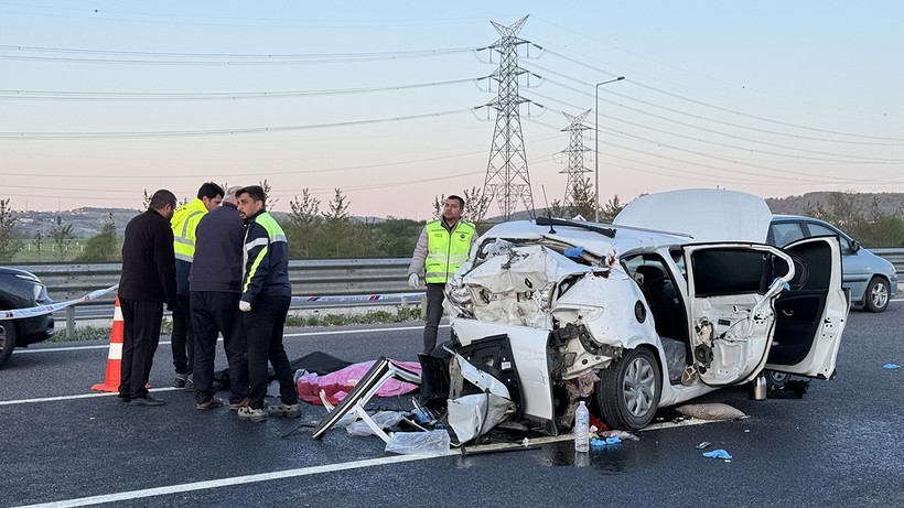 Kuzey Marmara Otoyolu'nda feci kaza: 2 ölü, 4 yaralı