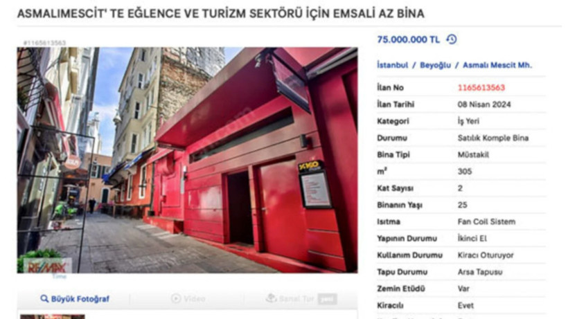 Babylon'un Asmalımescit'teki mekânı satılıyor: İşte istenen fiyat...