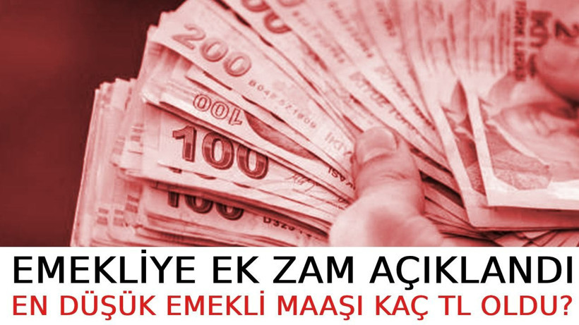 SON DAKİKA: Emekliye ek zam açıklandı... En düşük emekli maaşına zam belli oldu