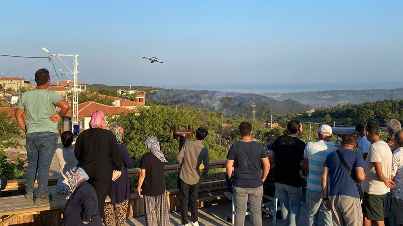 SON DAKİKA: Çanakkale Ayvacık'ta orman yangını
