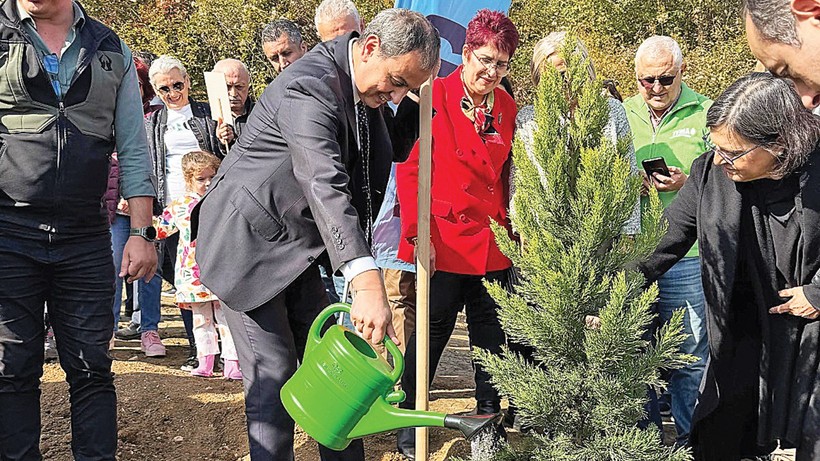 Beş yılda 2.2 milyon fidan dikilecek
