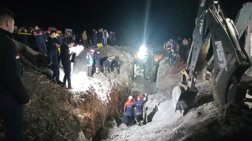 Son dakika: Amasya’da göçük: 2 işçi hayatını kaybetti