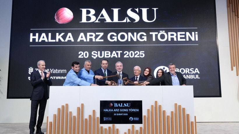 Borsa İstanbul'da gong bu sefer Balsu Gıda için çaldı