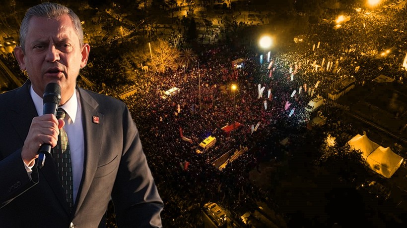CHP lideri Özgür Özel, Saraçhane'de: İmamoğlu neredeyse, orada olacağız