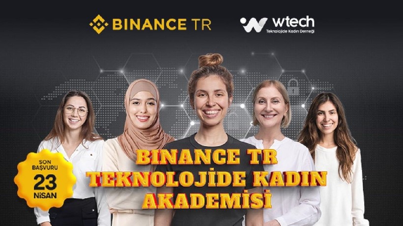 Son başvuru tarihi 23 Nisan! Binance TR Teknolojide Kadın Akademisi’nde Yeni Eğitim Dönemi Başlıyor