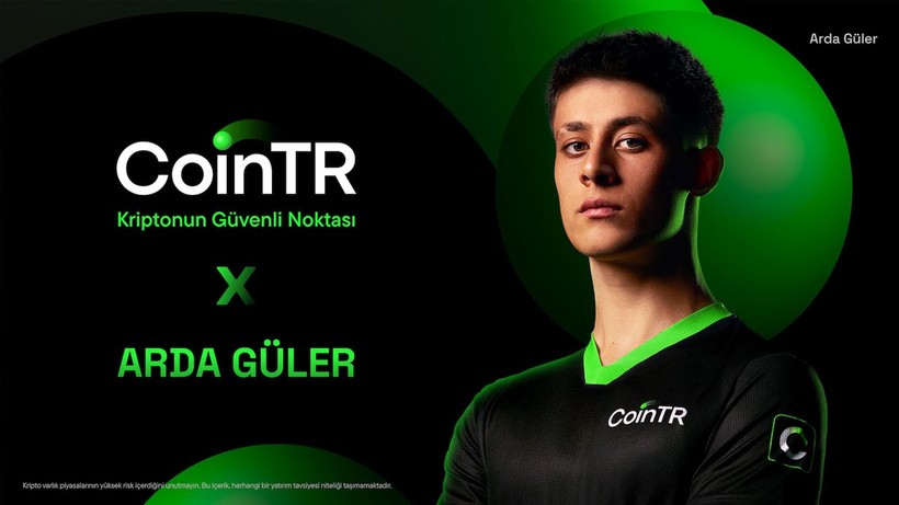 CoinTR’den büyük transfer: Arda Güler marka yüzü oldu