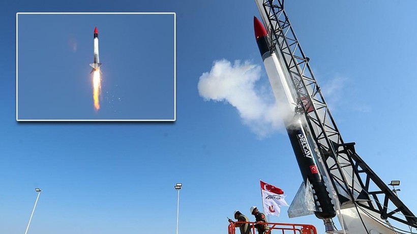 Savunma Sanayi Başkanı Görgün duyurdu: DeltaV iki kademeli hibrit roket rekor kırdı
