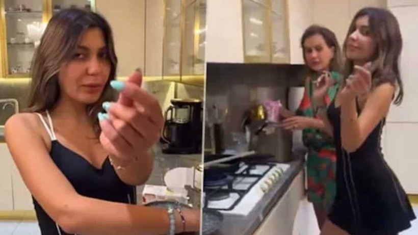 Dilan Polat taziye için Bahar Candan'ı ziyaret etti; helva görüntüleri tepki çekti
