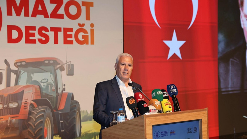 Bursa Büyükşehir'den çiftçiye 4 bin TL'lik mazot desteği