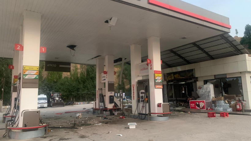 Van'da petrol istasyonunda korkutan patlama: 1 yaralı