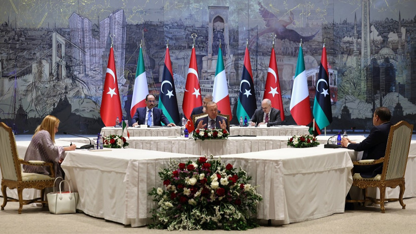 Cumhurbaşkanı Erdoğan, İtalya Başbakanı Meloni'yi kabul etti