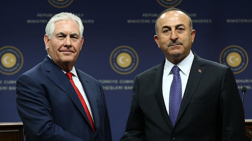 Çavuşoğlu ile Tillerson görüştü